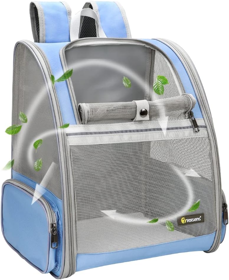 Innovative Traveler Bubble Backpack Pet Carriers for Cats and Dogs.