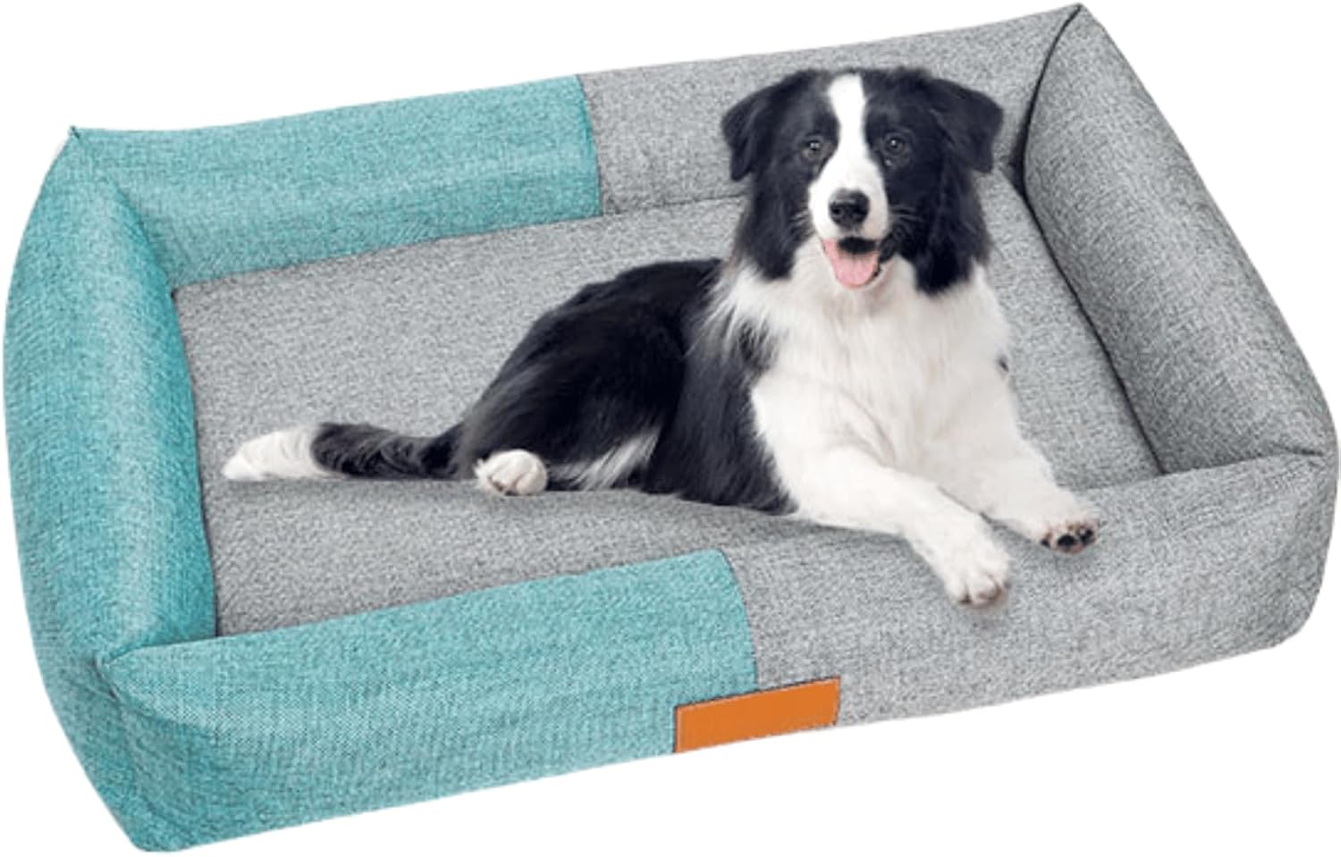 Pet Mat, Sponge Mat, Kennel, Removable and Washable Color Matching Linen Pet Kennel, Summer Breathable and Comfortable Dog Bed,Detachable and Washable.