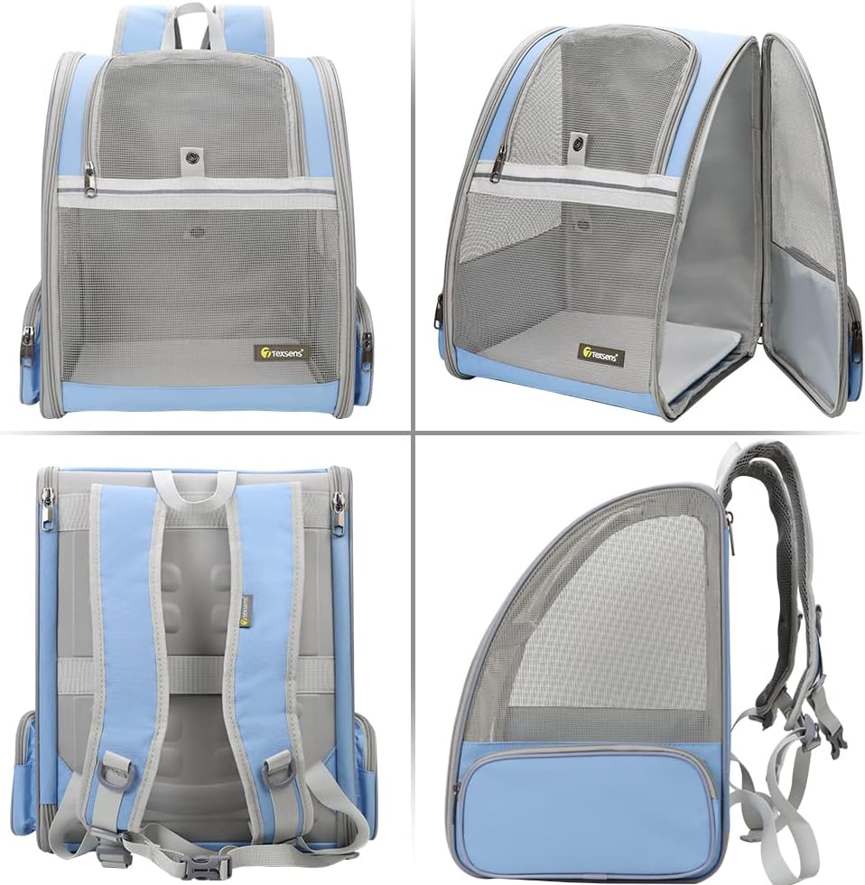 Innovative Traveler Bubble Backpack Pet Carriers for Cats and Dogs.